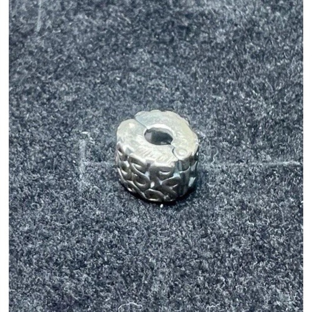 Pandora Sterling Silver 925 ALE Swirl "S" Clip Charm 790338 - Retired/Authentic